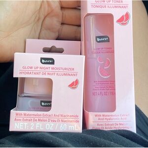 Watermelon toner and moisturizer set